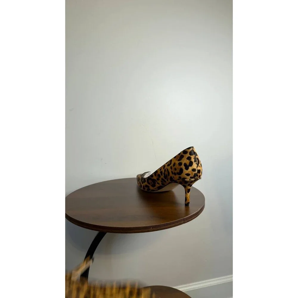 Nine West Arlene Pumps 9M Leopard Print Pointy Toe Kitten Heel NIB msrp$119 - Picture 12 of 15